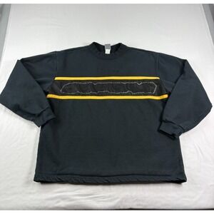 Vintage No Fear Sweatshirt Mens Large Black Crew Neck Streetwear Grunge Y2K